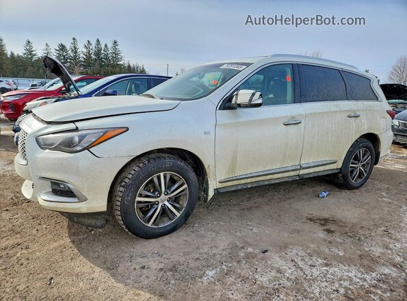 5N1DL0MM7HC521048 2017 INFINITI QX60 Белый Передняя левая четверть