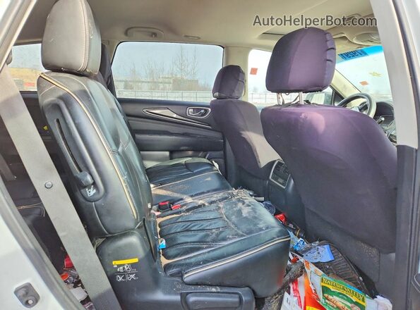 5N1DL0MM7HC521048 2017 INFINITI QX60 Белый Вид задней части салона