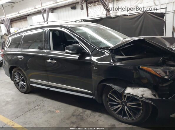 5N1DL0MM7HC554101 2017 INFINITI QX60 Черный Вид задней части салона
