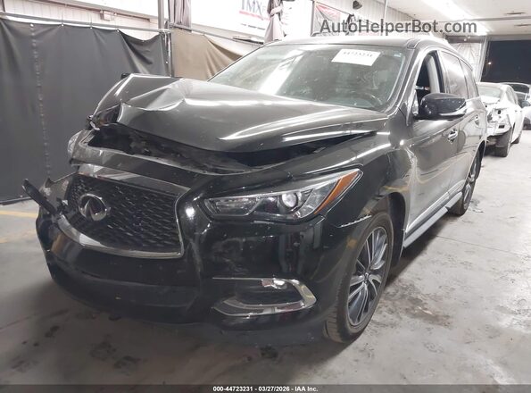 5N1DL0MM7HC554101 2017 INFINITI QX60 Черный Передняя левая четверть
