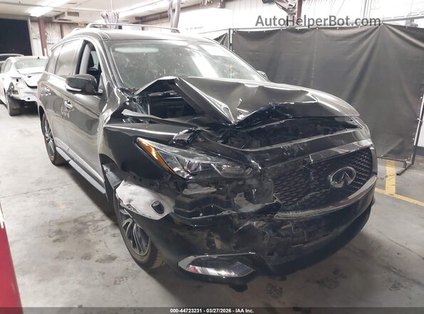 5N1DL0MM7HC554101 2017 INFINITI QX60 Черный Передняя правая четверть