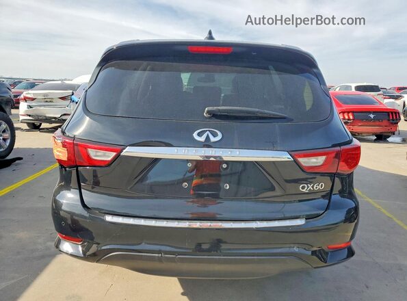 5N1DL0MM7JC508905 2018 INFINITI QX60 Black Widok z tyłu