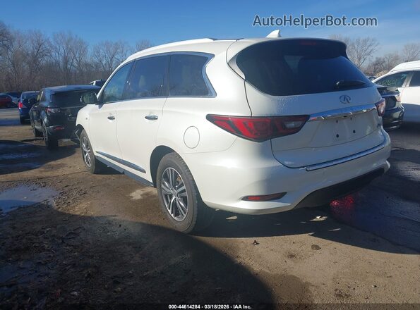 5N1DL0MM8JC528953 2018 INFINITI QX60 Белый Задняя левая четверть