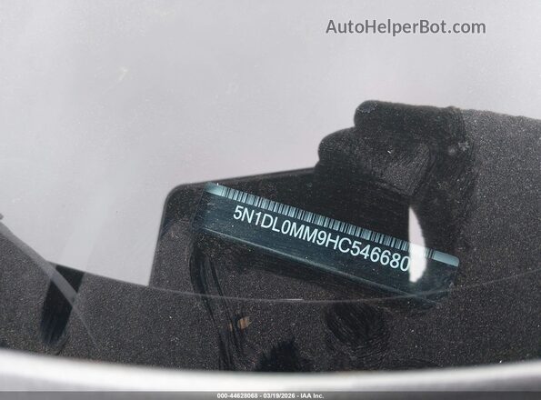 5N1DL0MM9HC546680 2017 INFINITI QX60 Серый 