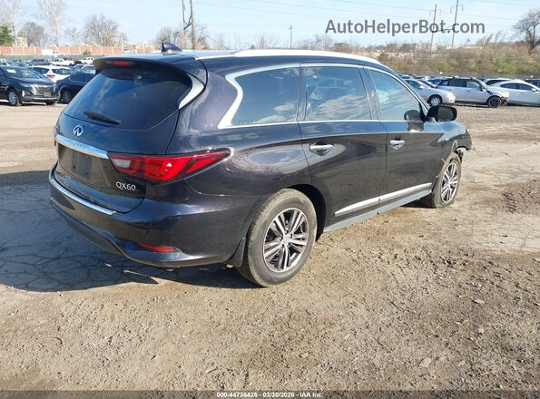 5N1DL0MM9KC511354 2019 INFINITI QX60 Black Tył prawy