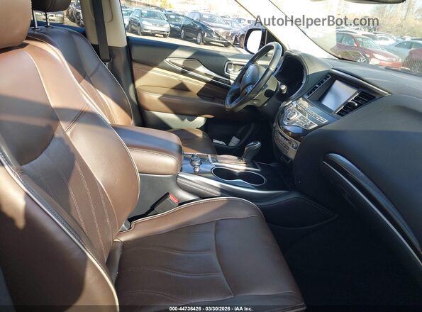 5N1DL0MM9KC511354 2019 INFINITI QX60 Black Widok wnętrza z przodu