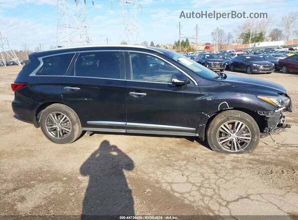5N1DL0MM9KC511354 2019 INFINITI QX60 Black Widok wnętrza 360 stopni
