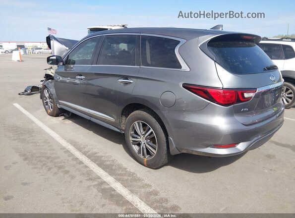 5N1DL0MM9KC559209 2019 INFINITI QX60 Серый Задняя левая четверть