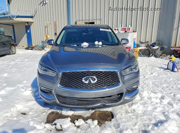 5N1DL0MMXKC550938 2019 INFINITI QX60 Silver Դիմացի տեսք