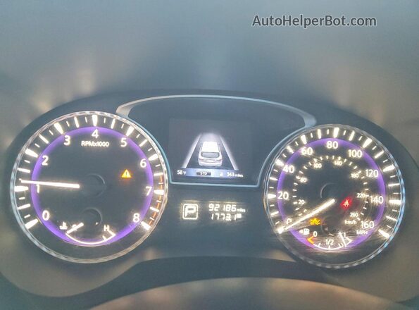 5N1DL0MN0KC526074 2019 INFINITI QX60 Белый Вид щитка приборов