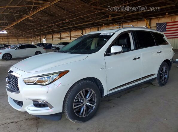 5N1DL0MN0KC526074 2019 INFINITI QX60 Белый Передняя левая четверть