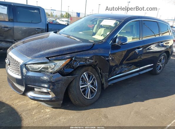 5N1DL0MN1JC532187 2018 INFINITI QX60 Синий Вид спереди