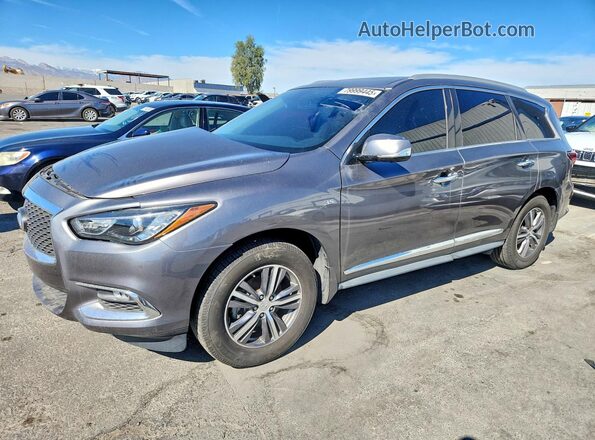 5N1DL0MN2HC503596 2017 INFINITI QX60 Серый Передняя левая четверть