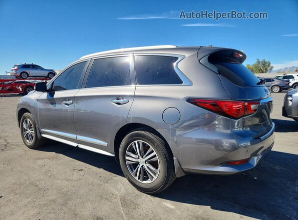 5N1DL0MN2HC503596 2017 INFINITI QX60 Серый Задняя левая четверть