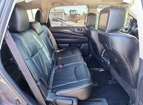 5N1DL0MN2HC503596 2017 INFINITI QX60 Серый Вид задних сидений