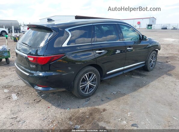 5N1DL0MN2KC552756 2019 INFINITI QX60 Черный Задняя правая четверть