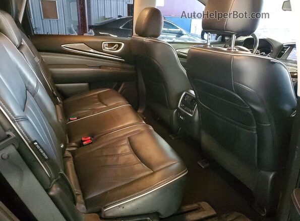5N1DL0MN2KC568617 2019 INFINITI QX60 Gray Vista interior trasera