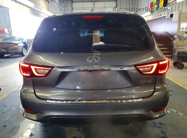 5N1DL0MN2KC568617 2019 INFINITI QX60 Gray Vista trasera