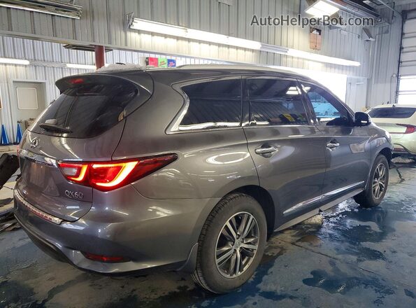 5N1DL0MN2KC568617 2019 INFINITI QX60 Gray Trasero derecho