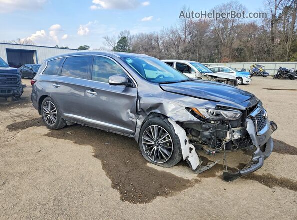 5N1DL0MN2LC546635 2020 INFINITI QX60 Серый Передняя правая четверть