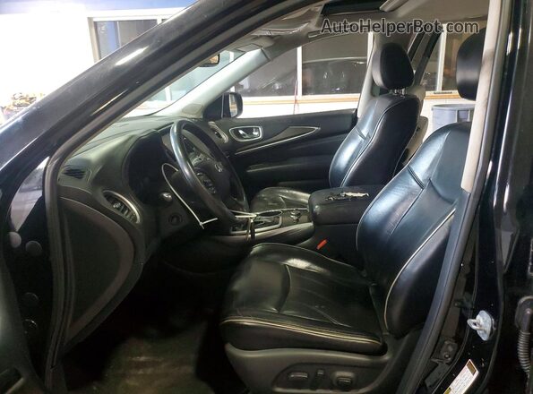 5N1DL0MN3HC519094 2017 INFINITI QX60 Black Vista del salpicadero