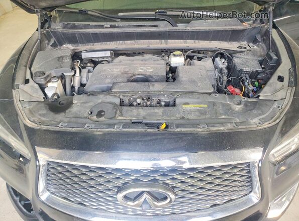 5N1DL0MN3HC519094 2017 INFINITI QX60 Black Vista de la etiqueta del VIN