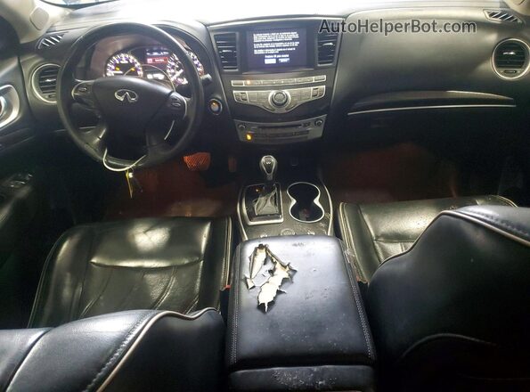 5N1DL0MN3HC519094 2017 INFINITI QX60 Black Vista del cuadro de instrumentos
