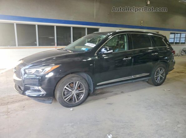 5N1DL0MN3HC519094 2017 INFINITI QX60 Black Vista tres cuartos delantera izquierda