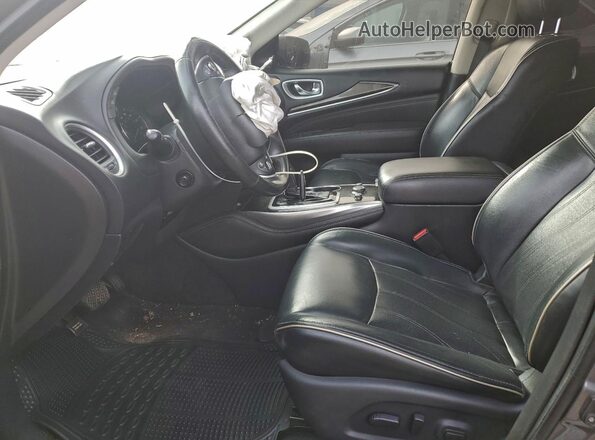 5N1DL0MN3KC516980 2019 INFINITI QX60 Black Вид салону спереду