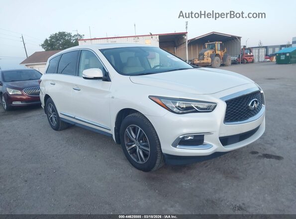 5N1DL0MN4JC518784 2018 INFINITI QX60 Белый Передняя правая четверть