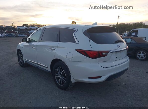 5N1DL0MN4JC518784 2018 INFINITI QX60 Белый Задняя левая четверть