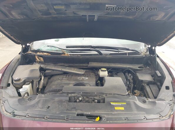 5N1DL0MN4KC505311 2019 INFINITI QX60 Maroon Widok z tyłu