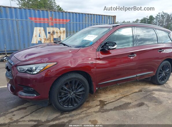 5N1DL0MN4KC505311 2019 INFINITI QX60 Maroon Widok z przodu