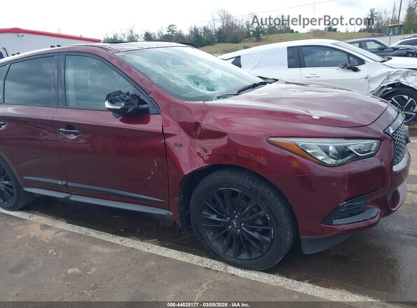 5N1DL0MN4KC505311 2019 INFINITI QX60 Maroon 