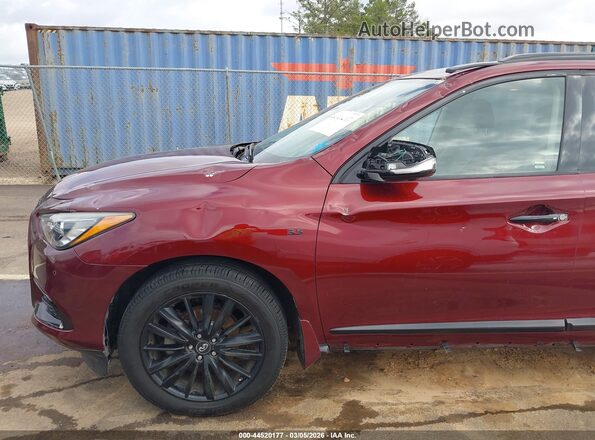 5N1DL0MN4KC505311 2019 INFINITI QX60 Maroon 