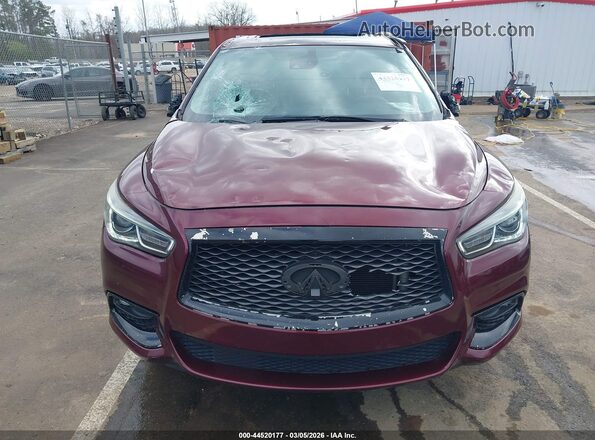 5N1DL0MN4KC505311 2019 INFINITI QX60 Maroon 