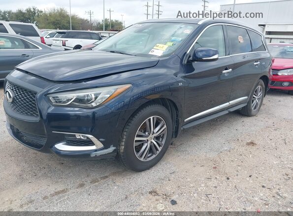 5N1DL0MN4KC561779 2019 INFINITI QX60 Черный Передняя левая четверть