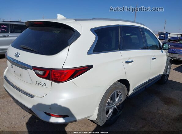 5N1DL0MN4LC502376 2020 INFINITI QX60 Белый Задняя правая четверть