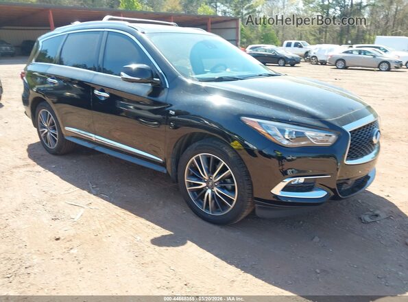 5N1DL0MN5HC502765 2017 INFINITI QX60 Черный Передняя правая четверть