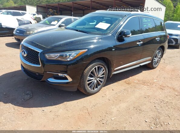 5N1DL0MN5HC502765 2017 INFINITI QX60 Черный Передняя левая четверть