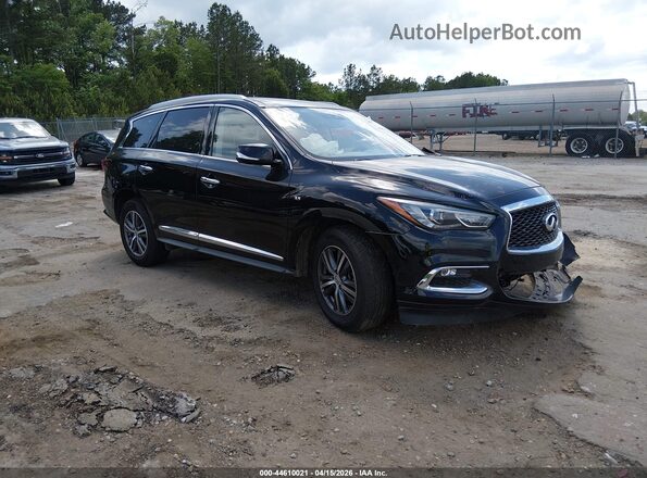 5N1DL0MN5HC556695 2017 INFINITI QX60 Черный Передняя правая четверть