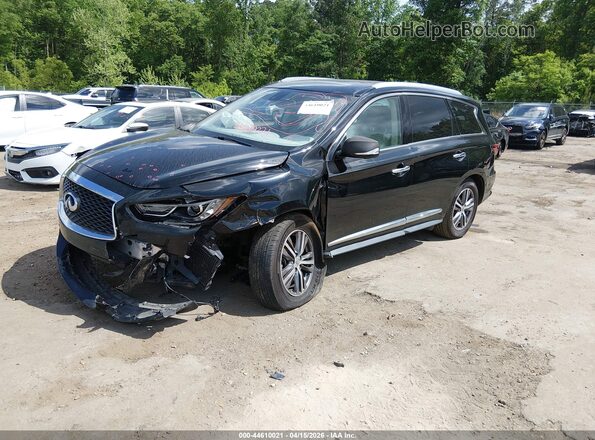 5N1DL0MN5HC556695 2017 INFINITI QX60 Черный Передняя левая четверть