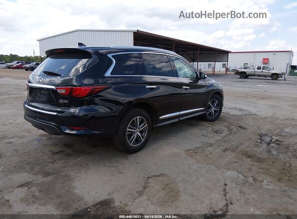 5N1DL0MN5HC556695 2017 INFINITI QX60 Черный Задняя правая четверть
