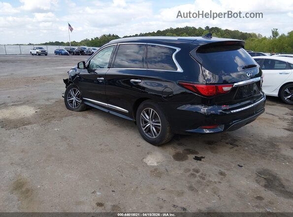 5N1DL0MN5HC556695 2017 INFINITI QX60 Черный Задняя левая четверть