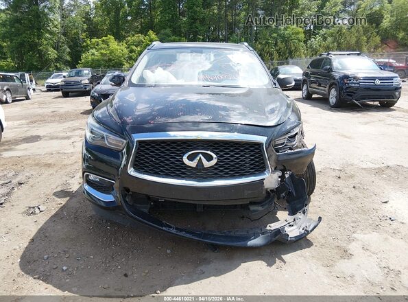 5N1DL0MN5HC556695 2017 INFINITI QX60 Черный Вид задней части салона