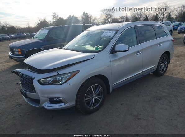 5N1DL0MN5KC534848 2019 INFINITI QX60 Silver Vista tres cuartos delantera izquierda