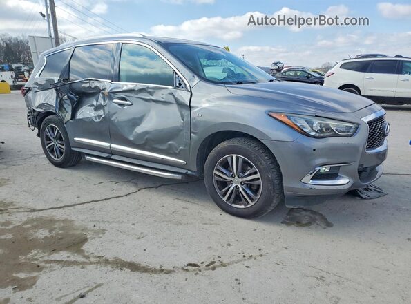 5N1DL0MN6JC501940 2018 INFINITI QX60 Серебряный Передняя правая четверть