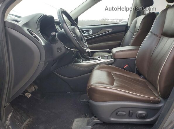 5N1DL0MN6JC501940 2018 INFINITI QX60 Серебряный Вид салона спереди