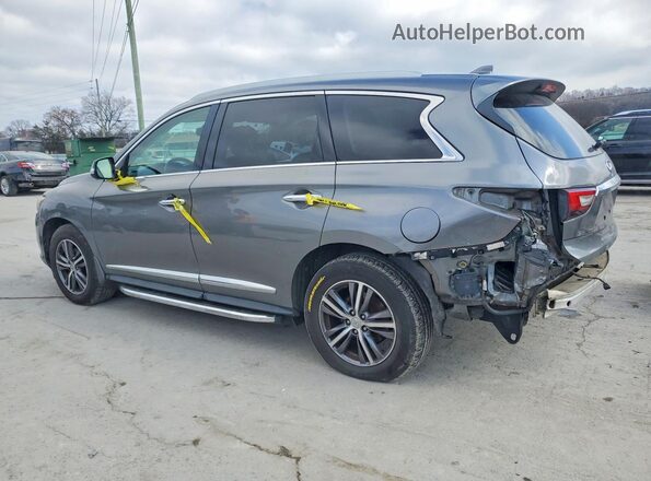 5N1DL0MN6JC501940 2018 INFINITI QX60 Серебряный Задняя левая четверть