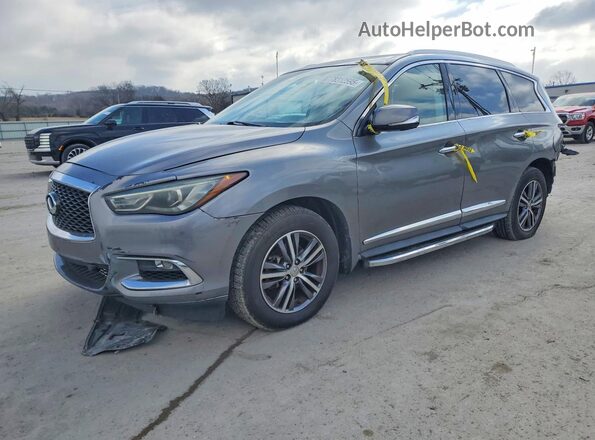 5N1DL0MN6JC501940 2018 INFINITI QX60 Серебряный Передняя левая четверть